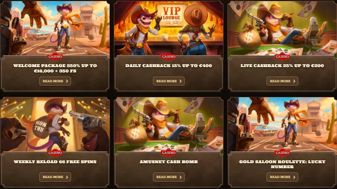 Lizaro Casino Welcome Package — 350% up to £16,000 + 350 Free Spins